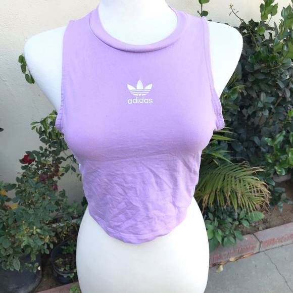 adidas lilac top